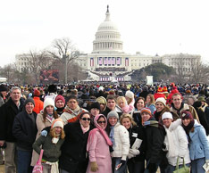 High School Students at the Inauguration